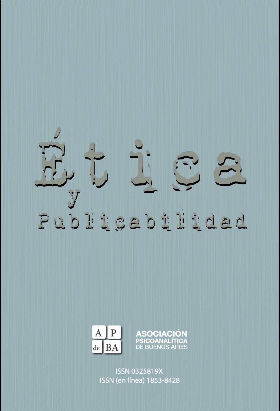 2013-2: Ética y publicabilidad
